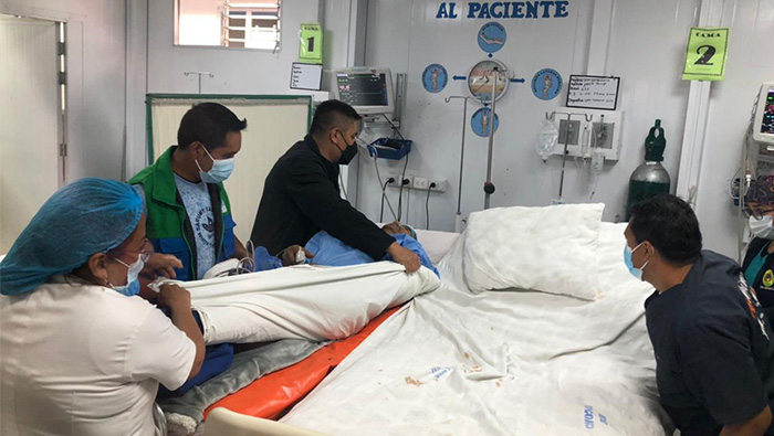 fotografía del traslado