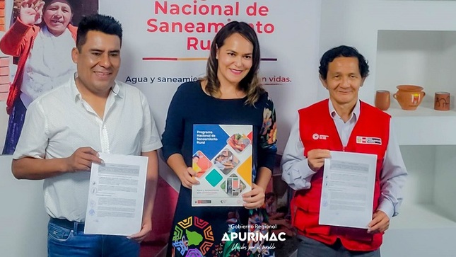 Más de 68 mil pobladores de zonas rurales de Apurímac tendrán acceso a agua de calidad 