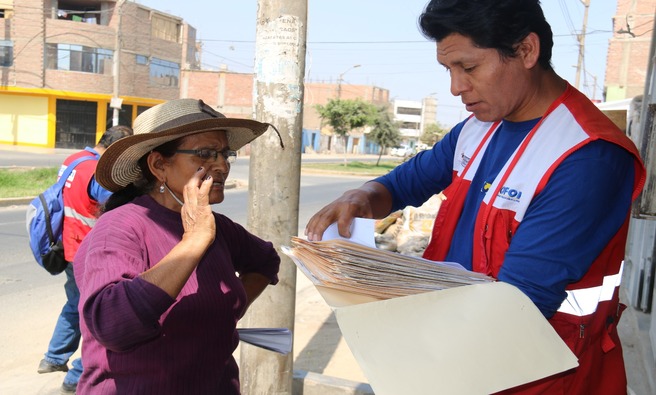 Campaña de empadronamiento beneficiará familias de los distritos de Ate, El Agustino, Rímac, Cercado de Lima, Pucusana y La Molina.