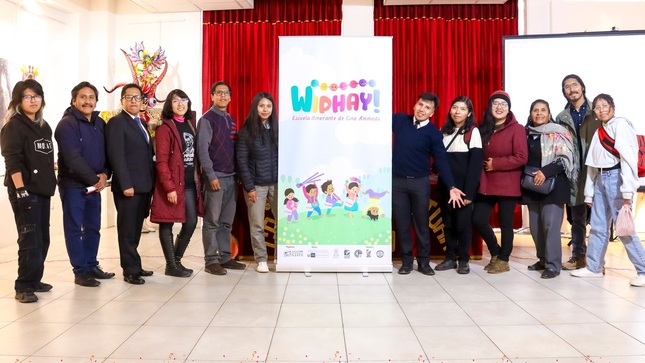 Se realizó el lanzamiento de la escuela itinerante de cine animado “Wiphay” en la Casa de la Cultura