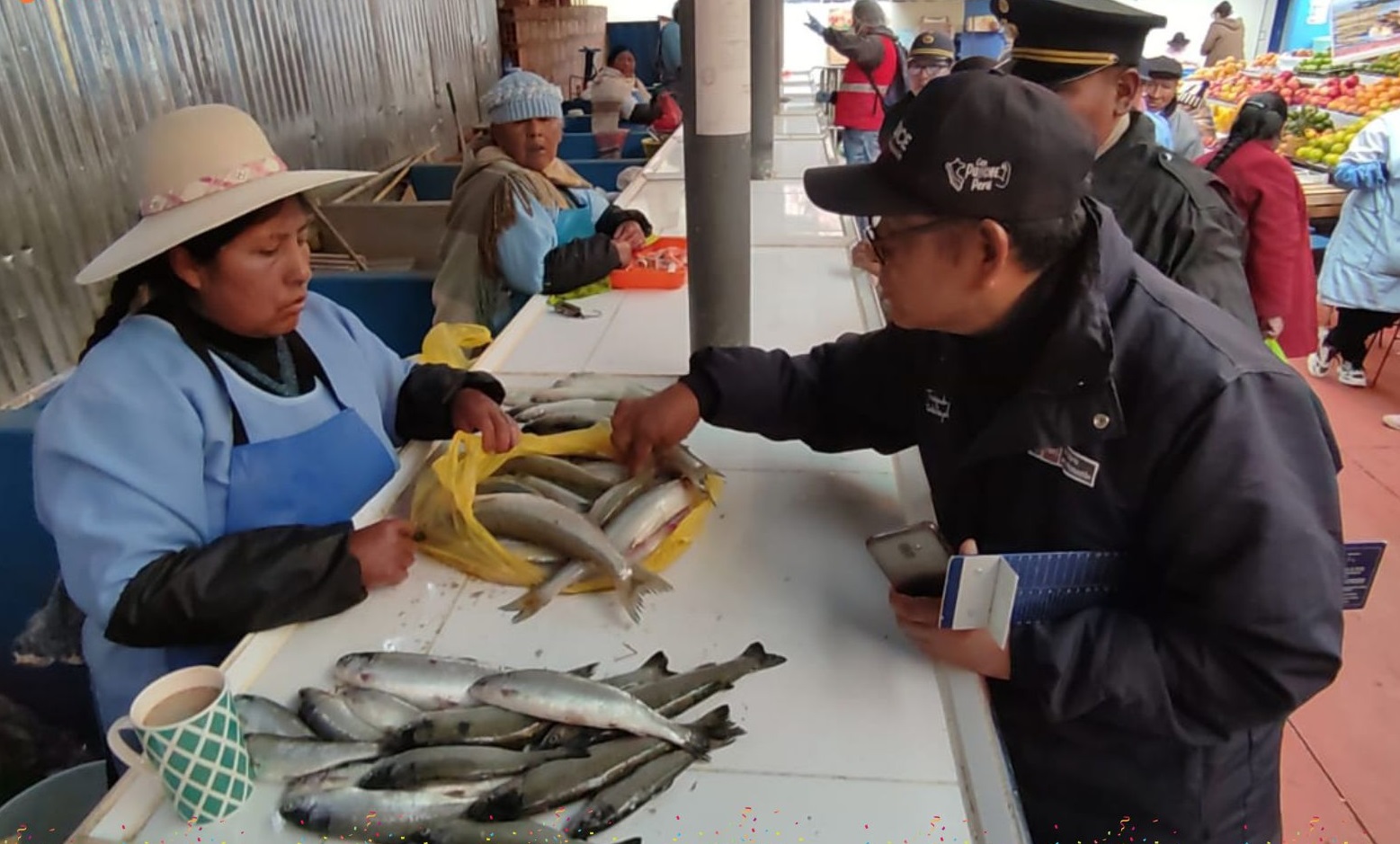Municipalidad Provincial de Puno realiza fiscalización articulada en el Mercado Unión y Dignidad
