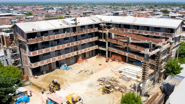 Chulucanas: Construcción del colegio Rosa Herencia Pimentel alcanza el 70% de avance