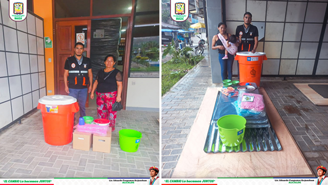 MDI Entrega ayuda Humanitaria a siete (7) familias del distrito de Imaza