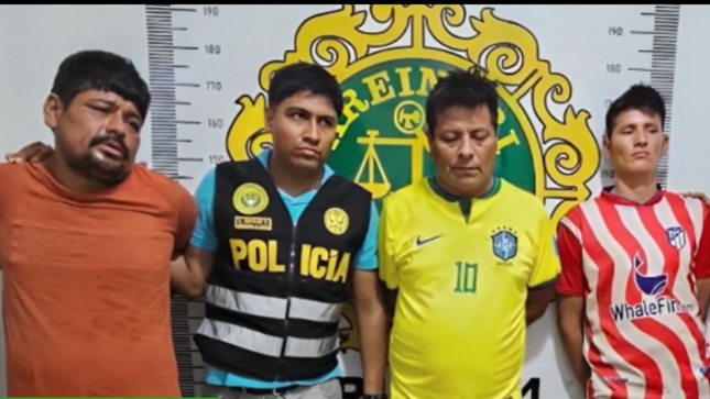 Yovar Ponce Caro, Edwin Huertas Marin y Alfredo Percy Rivera Salas