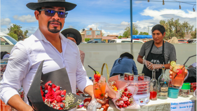 Con gran éxito se desarrolló el Festival del Trueque Andino y Primera Feria del Choclo, Fresa y Aguaymanto.