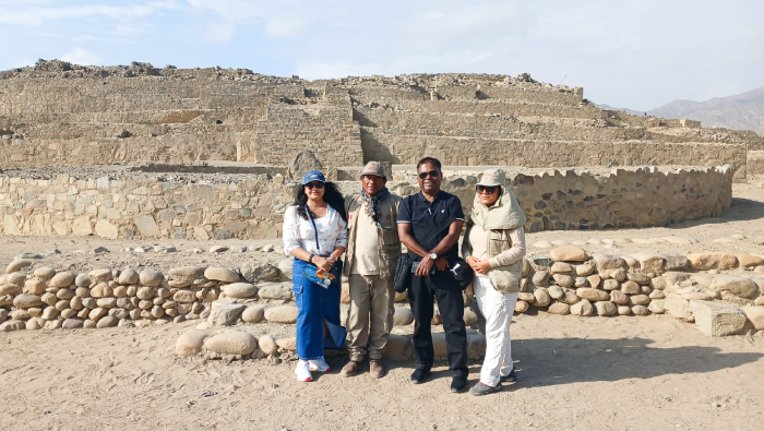 Embajador de la India se deslumbró visitando la Ciudad Sagrada de Caral