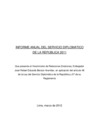 Vista preliminar de documento Informe anual del Servicio Diplomático de la República 2011