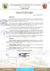 Vista preliminar de documento RESOLUCION DE ALCALDIA N° 031-2019-MDC-A