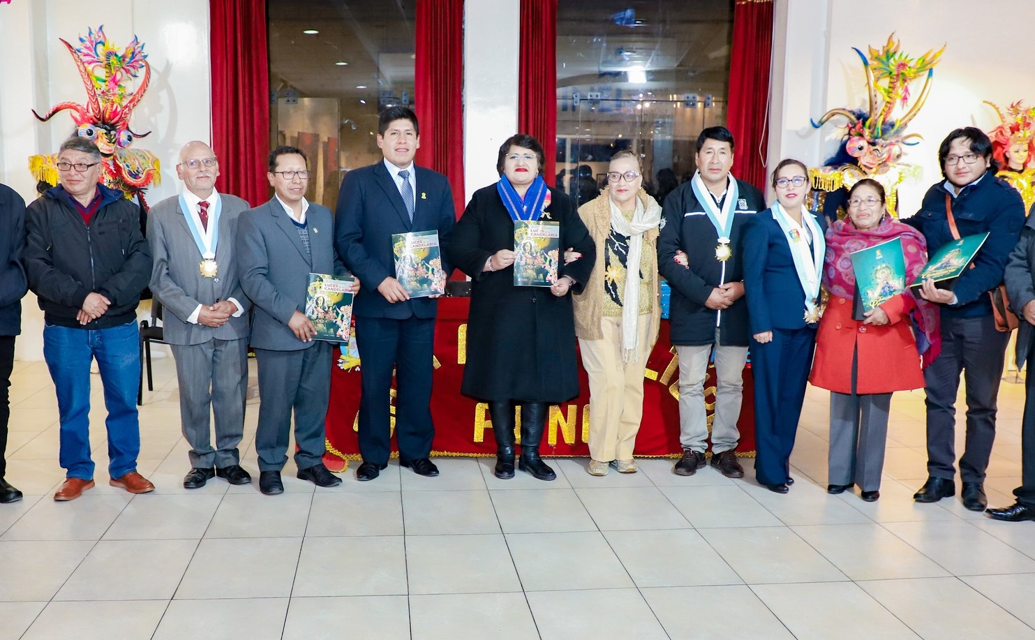 Con gran acogida se realizó la Clausura del I Encuentro internacional de pintura y exhibición de máscaras “Luces de la Candelaria 2024”
