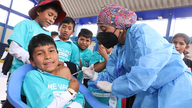 La Libertad: niños, niñas y adolescentes de Huamachuco se protegen contra el Virus del Papiloma Humano 