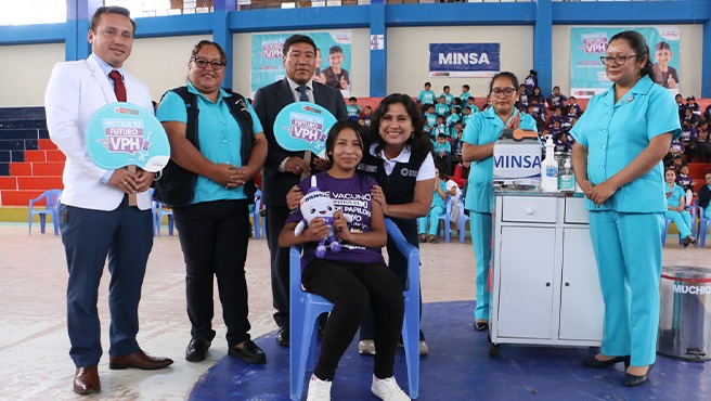 La Libertad: niños, niñas y adolescentes de Huamachuco se protegen contra el Virus del Papiloma Humano