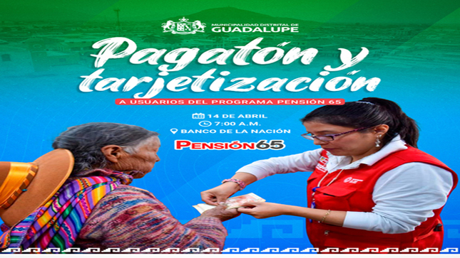 ¡Pagatón Dominical de Pension 65! 