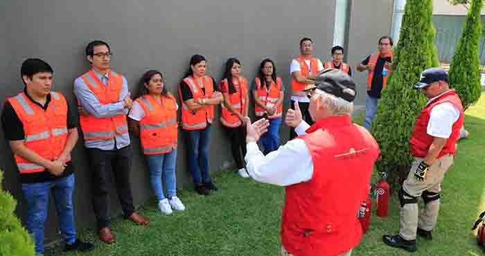 Sanipes capacitó a brigadistas en primeros auxilios y manejo de extintores