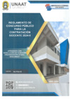 Vista preliminar de documento Reglamento Contratacion Docente 2024-II