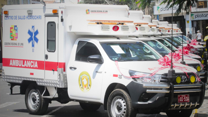 25 nuevas y modernas ambulancias reforzarán las atenciones médicas en la región Lima