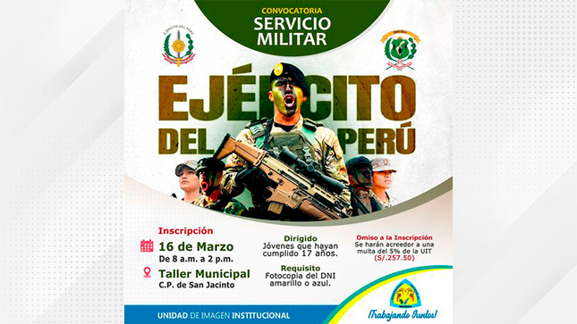 Comunicado: Inscripción Militar y constancias Gratis