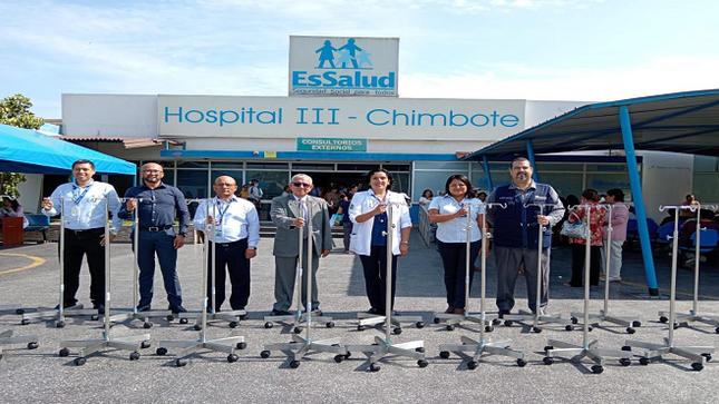 EsSalud Áncash adquiere porta sueros para áreas de hospitalización