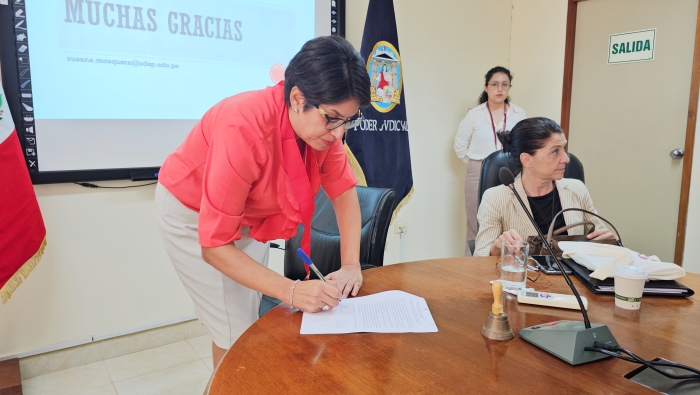 Corte Superior de Piura trabaja para implementar Unidad de Integridad entre sus colaboradores