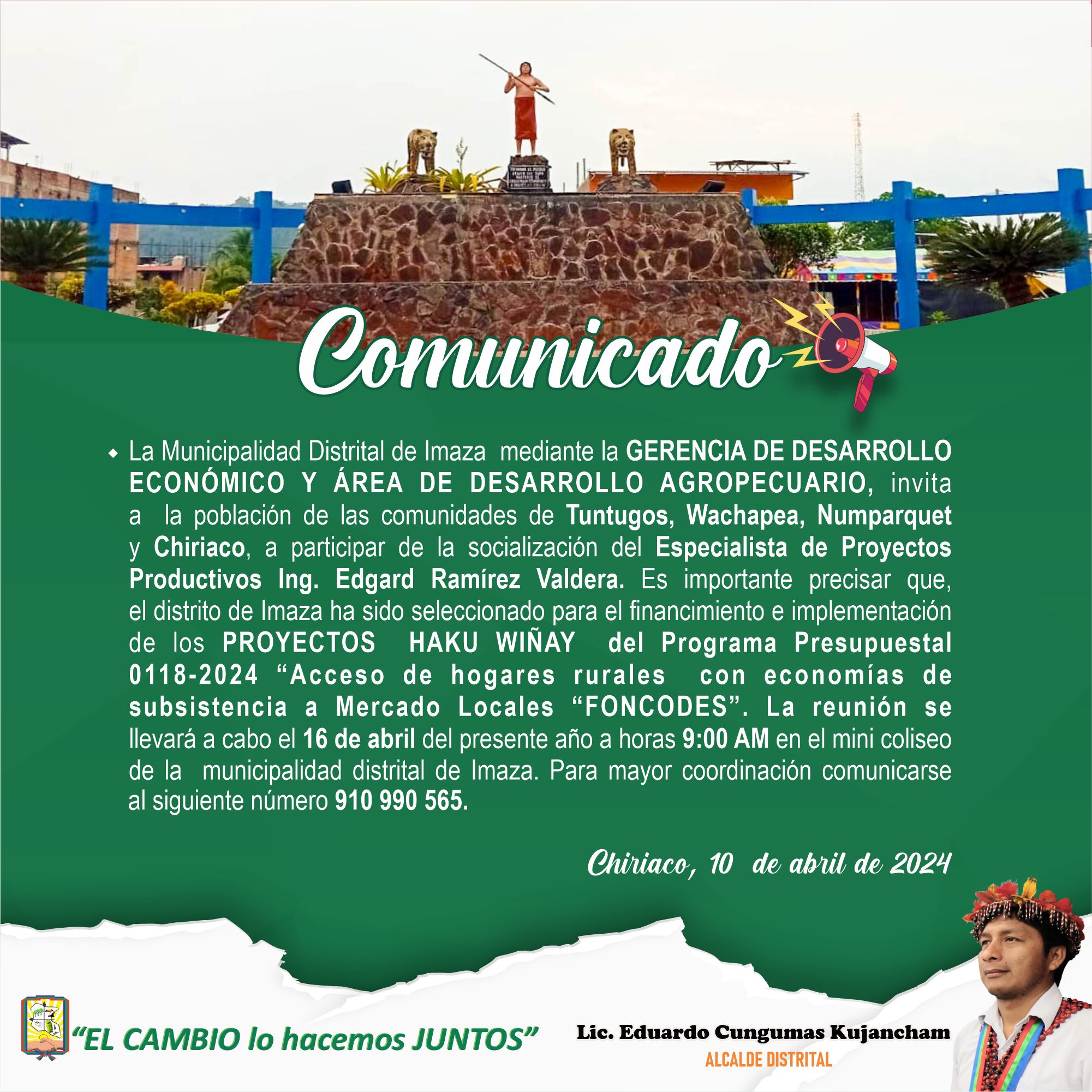comunicado desarrollo agropecuario