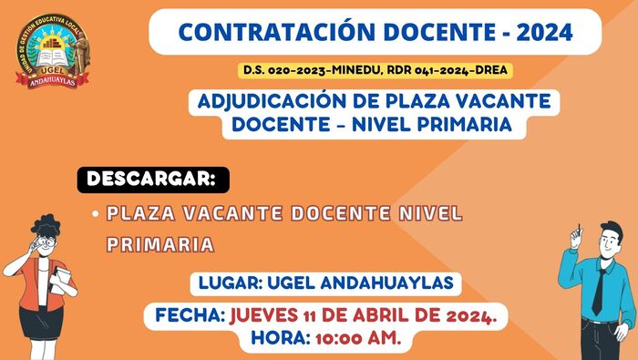 Contratación docente 2024 adjudicacion 11042024