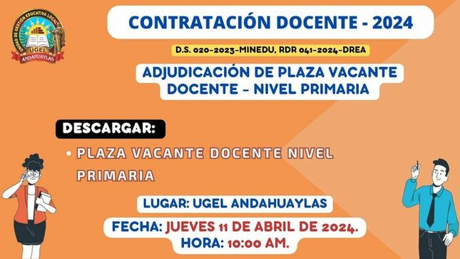 Contratación docente 2024 adjudicacion 11042024