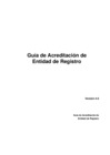 Vista preliminar de documento Guía de Acreditación de Entidades de Registro