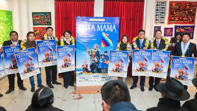 Se realizó la presentación de la “Quta Mama” con motivo del Dia mundial del agua