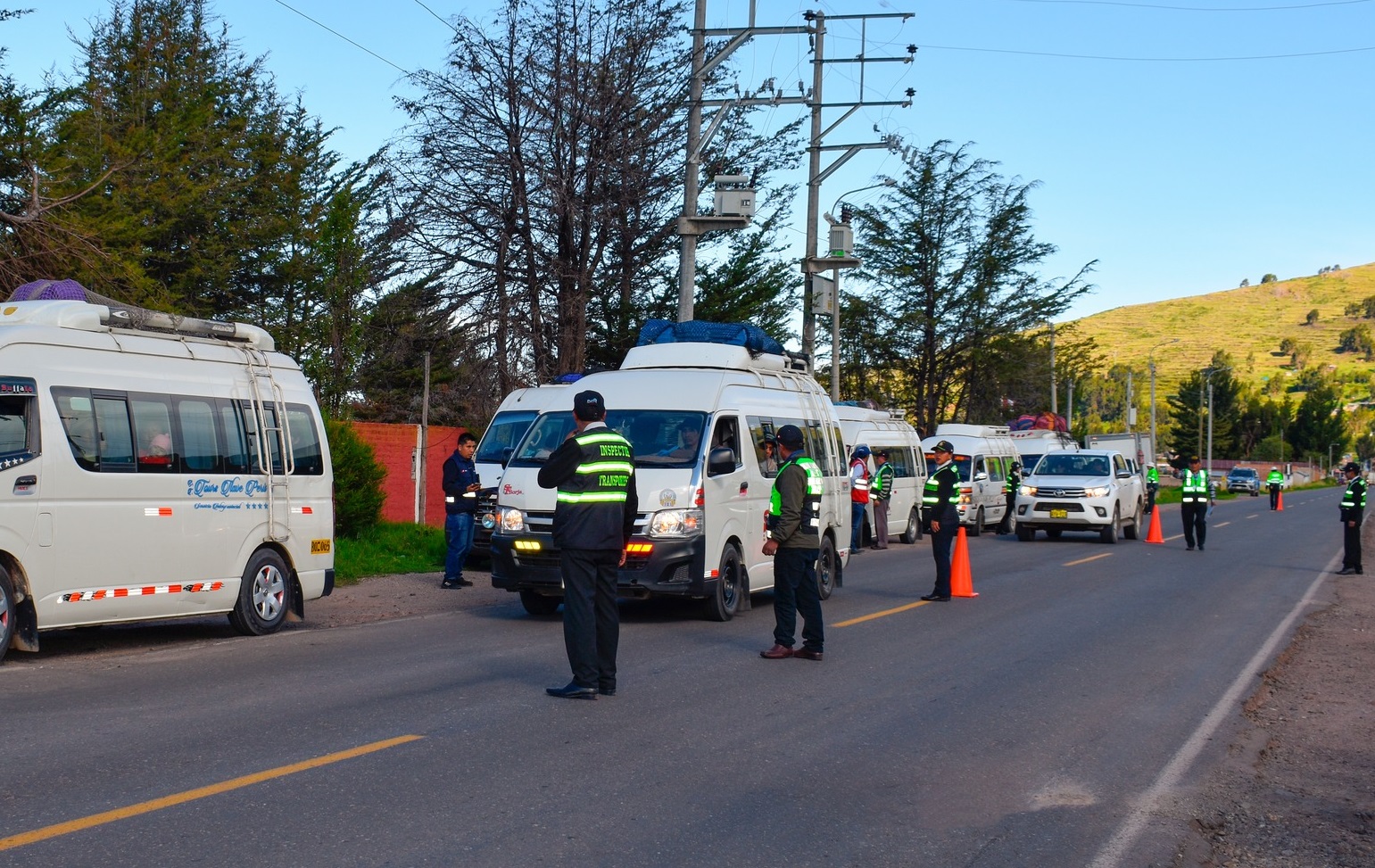 30 Unidades vehiculares fueron sancionadas en el operativo multisectorial en Ichu