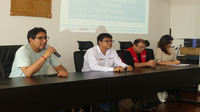 Se realiza charla informativa sobre sobre proyecto de ampliación de agua y saneamiento para los pueblos de Huaral