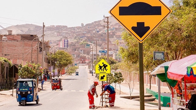 MTC brinda asistencia técnica a Municipalidad Provincial de Huaral para mejorar la seguridad vial en sus zonas escolares 