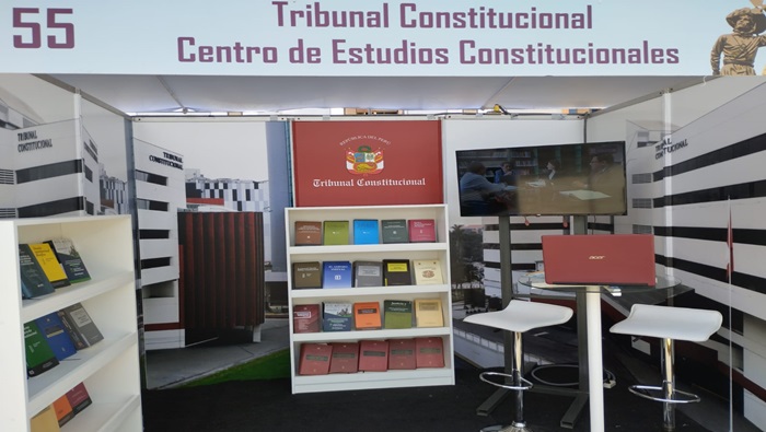 Tribunal Constitucional presente en la II Feria Internacional del Libro de La Libertad