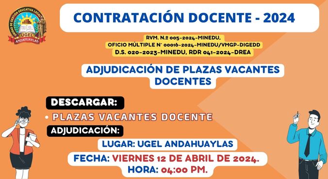 Contratacion docente 2024 adjudicacion 12042024