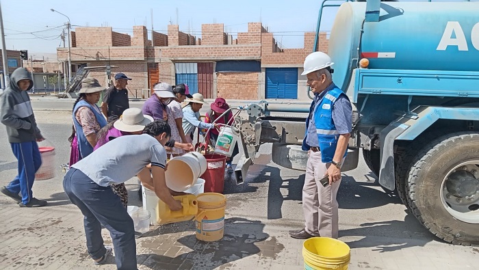 Sunass verifica abastecimiento alternativo