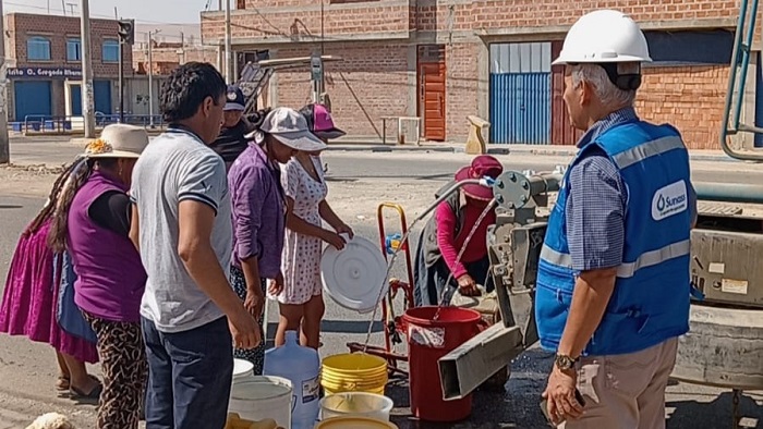 Sunass verifica abastecimiento alternativo