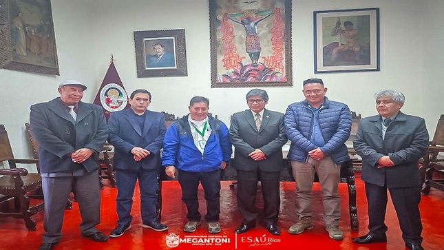 Regidor de Megantoni se reunió con representantes de la Universidad Nacional de Arte "Diego Quispe Tito"