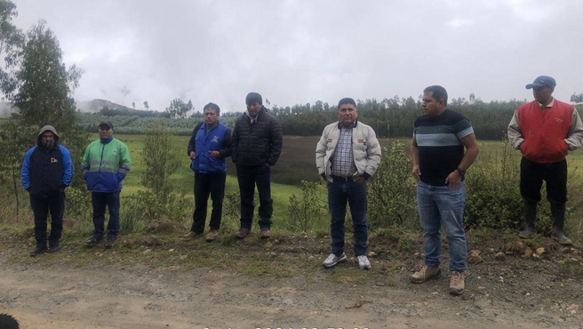 Venimos realizando el mejoramiento y bacheado de 2 ½ km
