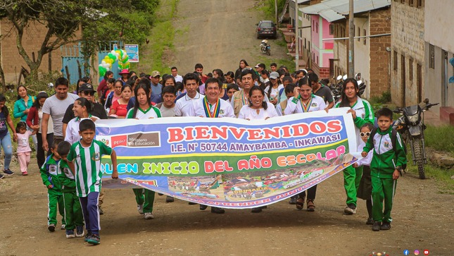 Buen inicio escolar en Amaybamba