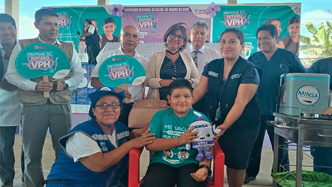 Madre de Dios: Diresa prevé vacunar a más de 6000 niños, niñas y adolescentes contra el Virus del Papiloma Humano