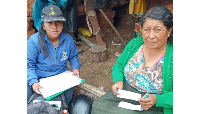 sigue recorriendo las diversas comunidades y jirones de la ciudad