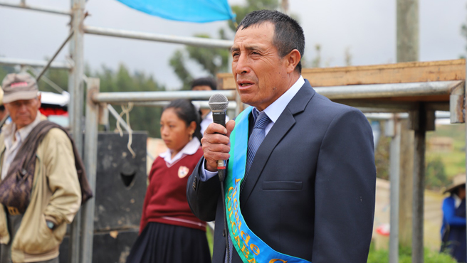 Se celebro el 7mo aniversario de creación del centro poblado de Colcabamba