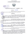 Vista preliminar de documento Resolución Directoral. N° 1107 - 2024