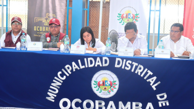 Coordinado por la consejera regional representante por la provincia de La Convención Calandra Samy Olivera Martínez, se realizó la primera Mesa Técnica en el distrito de Ocobamba.