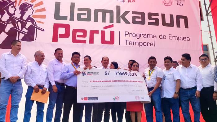 4 mil puestos de trabajo se generarán en 41 distritos de la región Piura