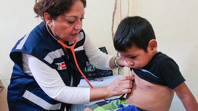 Junín: personal de salud realiza el monitoreo constante a pacientes contagiados con varicela
