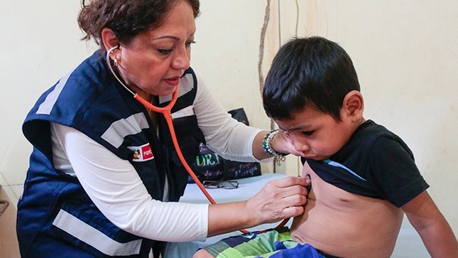 Junín: personal de salud realiza el monitoreo constante a pacientes contagiados con varicela