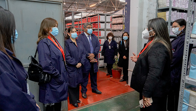 Presidenta de la Corte del Cusco recibe a delegación de la Corte del Santa para intercambiar experiencias en Buenas Prácticas