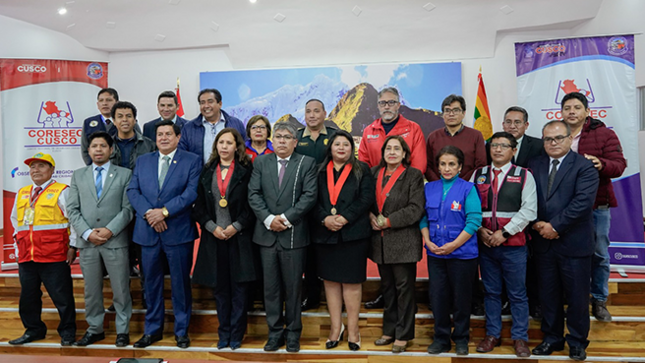 Presidenta de la Corte de Cusco participó en la  Segunda Sesión Ordinaria del Comité Regional de Seguridad Ciudadana del Cusco