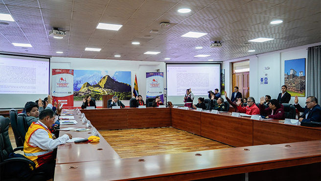 Presidenta de la Corte de Cusco participó en la Segunda Sesión Ordinaria del Comité Regional de Seguridad Ciudadana del Cusco