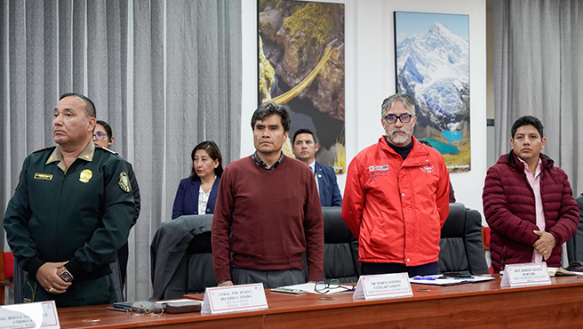 Presidenta de la Corte de Cusco participó en la Segunda Sesión Ordinaria del Comité Regional de Seguridad Ciudadana del Cusco