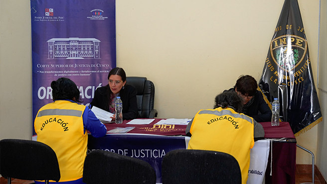 Corte Superior de Justicia Cusco promueve I Campña de Orientación Jurídica a internas del penal de mujeres